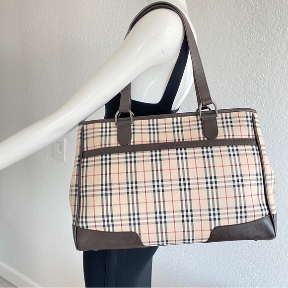 Burberry check tote - Picture 3 of 11